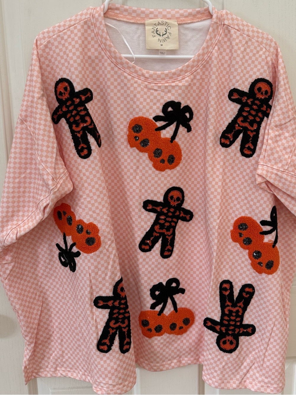 Halloween top with sequins!